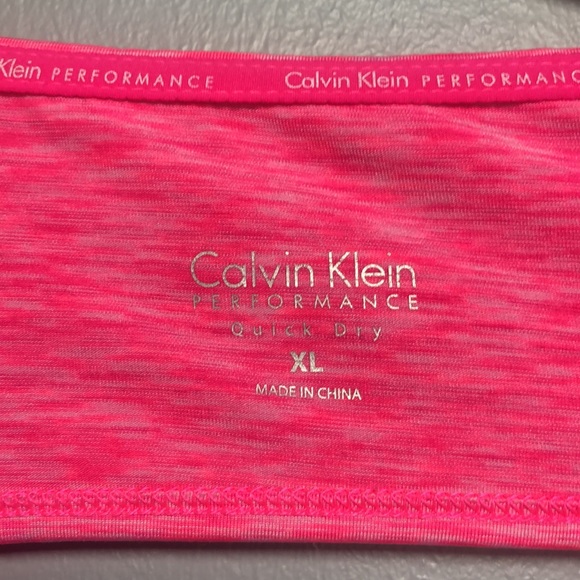 Pink & White Performance Tee with Back Hole Accent - Picture 4 of 11